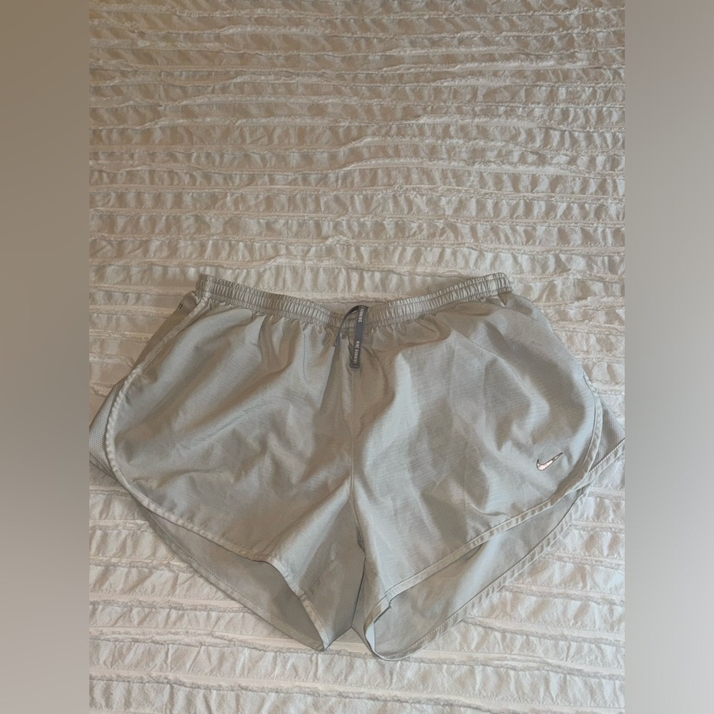 White Nike Running Shorts